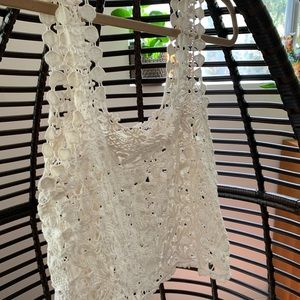 Crochet 70s style top size small